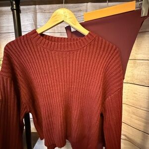 Streetwear Society Cropped Knit Sweater Size XL